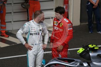 World © Octane Photographic Ltd. Formula 1 – French GP. Podium. Mercedes AMG Petronas Motorsport AMG F1 W10 EQ Power+ - Valtteri Bottas and Scuderia Ferrari SF90 – Charles Leclerc. Paul Ricard Circuit, La Castellet, France. Sunday 23rd June 2019.