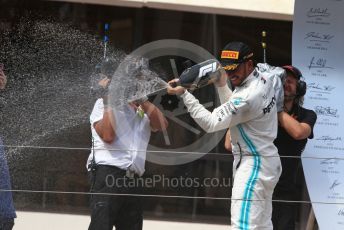 World © Octane Photographic Ltd. Formula 1 – French GP. Podium. Mercedes AMG Petronas Motorsport AMG F1 W10 EQ Power+ - Lewis Hamilton. Paul Ricard Circuit, La Castellet, France. Sunday 23rd June 2019.