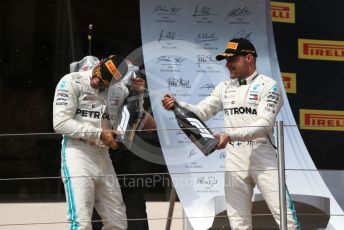 World © Octane Photographic Ltd. Formula 1 – French GP. Podium. Mercedes AMG Petronas Motorsport AMG F1 W10 EQ Power+ - Lewis Hamilton and  Valtteri Bottas. Paul Ricard Circuit, La Castellet, France. Sunday 23rd June 2019.