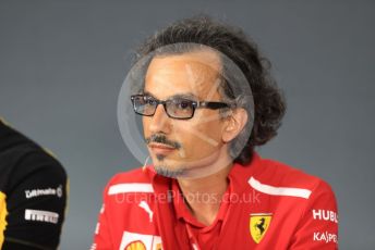 World © Octane Photographic Ltd. Formula 1 - French GP – Friday FIA Team Press Conference. Laurent Mekies – Sporting Director of Scuderia Ferrari. Paul Ricard Circuit, La Castellet, France. Friday 21st June 2019.