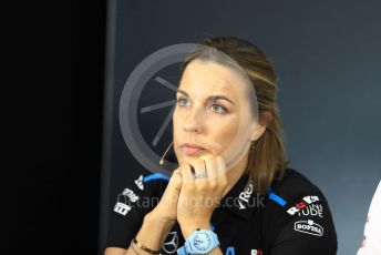 World © Octane Photographic Ltd. Formula 1 - French GP – Friday FIA Team Press Conference. Claire Williams - Deputy Team Principal of ROKiT Williams Racing. Paul Ricard Circuit, La Castellet, France. Friday 21st June 2019.