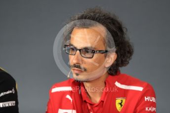 World © Octane Photographic Ltd. Formula 1 - French GP – Friday FIA Team Press Conference. Laurent Mekies – Sporting Director of Scuderia Ferrari. Paul Ricard Circuit, La Castellet, France. Friday 21st June 2019.