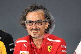 World © Octane Photographic Ltd. Formula 1 - French GP – Friday FIA Team Press Conference. Laurent Mekies – Sporting Director of Scuderia Ferrari. Paul Ricard Circuit, La Castellet, France. Friday 21st June 2019.