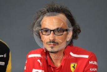 World © Octane Photographic Ltd. Formula 1 - French GP – Friday FIA Team Press Conference. Laurent Mekies – Sporting Director of Scuderia Ferrari. Paul Ricard Circuit, La Castellet, France. Friday 21st June 2019.