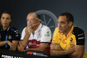 World © Octane Photographic Ltd. Formula 1 - French GP – Friday FIA Team Press Conference. Cyril Abiteboul - Managing Director of Renault Sport Racing Formula 1 Team. Paul Ricard Circuit, La Castellet, France. Friday 21st June 2019.