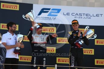 World © Octane Photographic Ltd. FIA Formula 2 (F2) – French GP - Race 2. BWT Arden - Anthoine Hubert, Sauber Junior Team - Juan Manuel Correa. Circuit Paul Ricard, La Castellet. Sunday 23rd 2019.