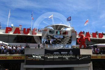 World © Octane Photographic Ltd. FIA Formula 2 (F2) – French GP - Race 2. BWT Arden - Anthoine Hubert, Sauber Junior Team - Juan Manuel Correa and Virtuosi Racing - Guanyu Zhou. Circuit Paul Ricard, La Castellet. Sunday 23rd 2019.