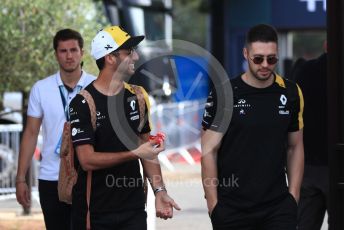 World © Octane Photographic Ltd. Formula 1 – French GP. Paddock. Renault Sport F1 Team RS19 – Daniel Ricciardo. Paul Ricard Circuit, La Castellet, France. Friday 21st June 2019.