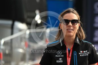 World © Octane Photographic Ltd. Formula 1 - French GP. Paddock. Claire Williams - Deputy Team Principal of ROKiT Williams Racing. Paul Ricard Circuit, La Castellet, France. Friday 21st June 2019.