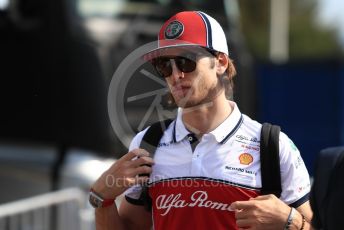 World © Octane Photographic Ltd. Formula 1 – French GP. Paddock. Alfa Romeo Racing C38 – Antonio Giovinazzi. Paul Ricard Circuit, La Castellet, France. Friday 21st June 2019.