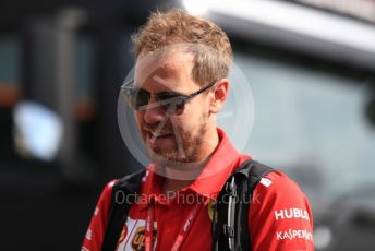 World © Octane Photographic Ltd. Formula 1 – French GP. Paddock. Scuderia Ferrari SF90 – Sebastian Vettel. Paul Ricard Circuit, La Castellet, France. Friday 21st June 2019.