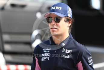 World © Octane Photographic Ltd. Formula 1 – French GP. Paddock. SportPesa Racing Point RP19 – Lance Stroll. Paul Ricard Circuit, La Castellet, France. Friday 21st June 2019.