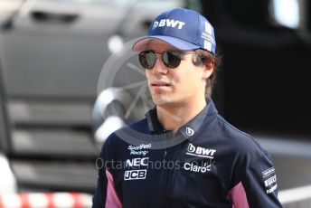 World © Octane Photographic Ltd. Formula 1 – French GP. Paddock. SportPesa Racing Point RP19 – Lance Stroll. Paul Ricard Circuit, La Castellet, France. Friday 21st June 2019.