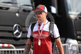 World © Octane Photographic Ltd. Formula 1 – French GP. Paddock. Alfa Romeo Racing C38 – Kimi Raikkonen. Paul Ricard Circuit, La Castellet, France. Friday 21st June 2019.