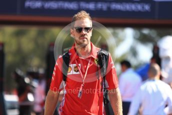 World © Octane Photographic Ltd. Formula 1 – French GP. Paddock. Scuderia Ferrari SF90 – Sebastian Vettel. Paul Ricard Circuit, La Castellet, France. Saturday 22nd June 2019.