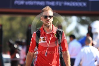 World © Octane Photographic Ltd. Formula 1 – French GP. Paddock. Scuderia Ferrari SF90 – Sebastian Vettel. Paul Ricard Circuit, La Castellet, France. Saturday 22nd June 2019.