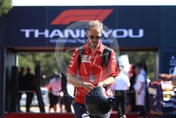 World © Octane Photographic Ltd. Formula 1 – French GP. Paddock. Scuderia Ferrari SF90 – Sebastian Vettel. Paul Ricard Circuit, La Castellet, France. Saturday 22nd June 2019.