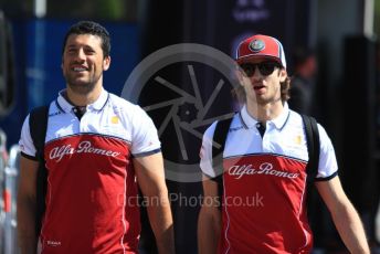 World © Octane Photographic Ltd. Formula 1 – French GP. Paddock. Alfa Romeo Racing C38 – Antonio Giovinazzi. Paul Ricard Circuit, La Castellet, France. Saturday 22nd June 2019.