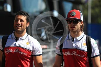 World © Octane Photographic Ltd. Formula 1 – French GP. Paddock. Alfa Romeo Racing C38 – Antonio Giovinazzi. Paul Ricard Circuit, La Castellet, France. Saturday 22nd June 2019.