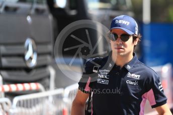 World © Octane Photographic Ltd. Formula 1 – French GP. Paddock. SportPesa Racing Point RP19 – Lance Stroll. Paul Ricard Circuit, La Castellet, France. Saturday 22nd June 2019.