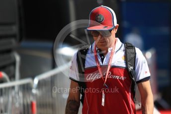 World © Octane Photographic Ltd. Formula 1 – French GP. Paddock. Alfa Romeo Racing C38 – Kimi Raikkonen. Paul Ricard Circuit, La Castellet, France. Saturday 22nd June 2019.