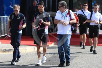 World © Octane Photographic Ltd. Formula 1 – French GP. Paddock. SportPesa Racing Point RP19 - Sergio Perez. Paul Ricard Circuit, La Castellet, France. Sunday 23rd June 2019.