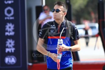 World © Octane Photographic Ltd. Formula 1 – French GP. Paddock. Scuderia Toro Rosso STR14 – Alexander Albon. Paul Ricard Circuit, La Castellet, France. Sunday 23rd June 2019.