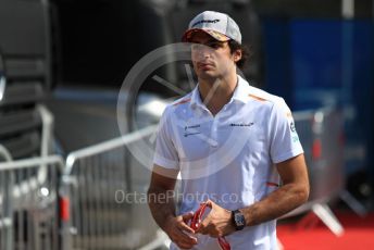 World © Octane Photographic Ltd. Formula 1 – French GP. Paddock. McLaren MCL34 – Carlos Sainz. Paul Ricard Circuit, La Castellet, France. Sunday 23rd June 2019.