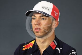 World © Octane Photographic Ltd. Formula 1 – French GP. FIA Drivers Press Conference. Aston Martin Red Bull Racing – Pierre Gasly. Paul Ricard Circuit, La Castellet, France. Thursday 20th June 2019.