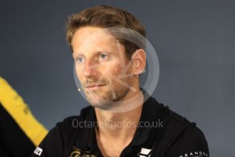 World © Octane Photographic Ltd. Formula 1 – French GP. FIA Drivers Press Conference. Rich Energy Haas F1 Team – Romain Grosjean. Paul Ricard Circuit, La Castellet, France. Thursday 20th June 2019.