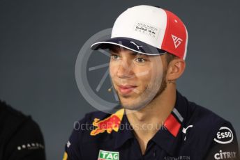 World © Octane Photographic Ltd. Formula 1 – French GP. FIA Drivers Press Conference. Aston Martin Red Bull Racing – Pierre Gasly. Paul Ricard Circuit, La Castellet, France. Thursday 20th June 2019.