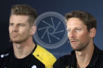 World © Octane Photographic Ltd. Formula 1 – French GP. FIA Drivers Press Conference. Rich Energy Haas F1 Team – Romain Grosjean. Paul Ricard Circuit, La Castellet, France. Thursday 20th June 2019.