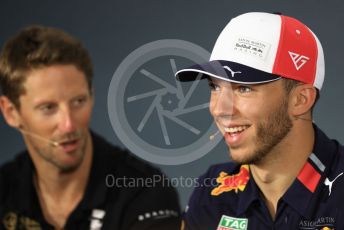 World © Octane Photographic Ltd. Formula 1 – French GP. FIA Drivers Press Conference. Aston Martin Red Bull Racing – Pierre Gasly. Paul Ricard Circuit, La Castellet, France. Thursday 20th June 2019.