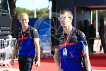 World © Octane Photographic Ltd. Formula 1 – French GP. Paddock. Scuderia Toro Rosso STR14 – Daniil Kvyat. Paul Ricard Circuit, La Castellet, France. Thursday 20th June 2019.
