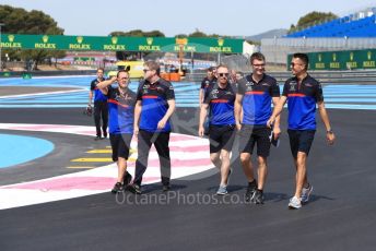 World © Octane Photographic Ltd. Formula 1 – French GP. Track Walk. Scuderia Toro Rosso STR14 – Alexander Albon. Paul Ricard Circuit, La Castellet, France. Thursday 20th June 2019.