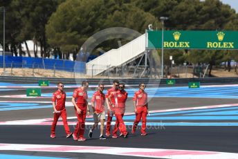 World © Octane Photographic Ltd. Formula 1 – French GP. Track Walk. Scuderia Ferrari SF90 – Sebastian Vettel. Paul Ricard Circuit, La Castellet, France. Thursday 20th June 2019.