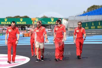 World © Octane Photographic Ltd. Formula 1 – French GP. Track Walk. Scuderia Ferrari SF90 – Sebastian Vettel. Paul Ricard Circuit, La Castellet, France. Thursday 20th June 2019.