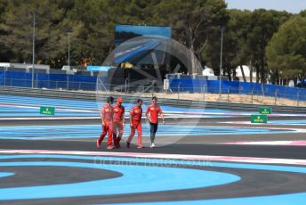 World © Octane Photographic Ltd. Formula 1 – French GP. Track Walk. Scuderia Ferrari SF90 – Charles Leclerc. Paul Ricard Circuit, La Castellet, France. Thursday 20th June 2019.