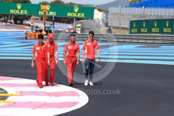 World © Octane Photographic Ltd. Formula 1 – French GP. Track Walk. Scuderia Ferrari SF90 – Charles Leclerc. Paul Ricard Circuit, La Castellet, France. Thursday 20th June 2019.