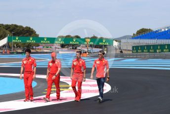 World © Octane Photographic Ltd. Formula 1 – French GP. Track Walk. Scuderia Ferrari SF90 – Charles Leclerc. Paul Ricard Circuit, La Castellet, France. Thursday 20th June 2019.