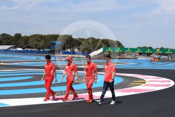 World © Octane Photographic Ltd. Formula 1 – French GP. Track Walk. Scuderia Ferrari SF90 – Charles Leclerc. Paul Ricard Circuit, La Castellet, France. Thursday 20th June 2019.