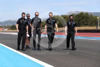 World © Octane Photographic Ltd. Formula 1 – French GP. Track walk. ROKiT Williams Racing FW42 – Robert Kubica. Paul Ricard Circuit, La Castellet, France. Thursday 20th June 2019.