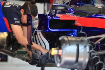 World © Octane Photographic Ltd. Formula 1 – French GP. Pit Lane. Scuderia Toro Rosso STR14. Paul Ricard Circuit, La Castellet, France. Thursday 20th June 2019.