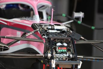 World © Octane Photographic Ltd. Formula 1 – French GP. Pit Lane. SportPesa Racing Point RP19. Paul Ricard Circuit, La Castellet, France. Thursday 20th June 2019.