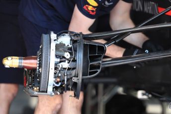 World © Octane Photographic Ltd. Formula 1 – French GP. Pit Lane. Aston Martin Red Bull Racing RB15. Paul Ricard Circuit, La Castellet, France. Thursday 20th June 2019.