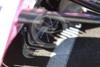 World © Octane Photographic Ltd. Formula 1 – French GP. Pit Lane. SportPesa Racing Point RP19. Paul Ricard Circuit, La Castellet, France. Thursday 20th June 2019.