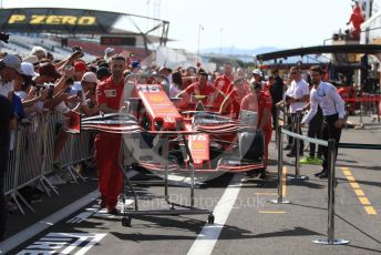 World © Octane Photographic Ltd. Formula 1 – French GP. Pit Lane. Scuderia Ferrari SF90. Paul Ricard Circuit, La Castellet, France. Thursday 20th June 2019.