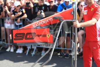 World © Octane Photographic Ltd. Formula 1 – French GP. Pit Lane. Scuderia Ferrari SF90. Paul Ricard Circuit, La Castellet, France. Thursday 20th June 2019.