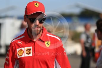 World © Octane Photographic Ltd. Formula 1 – French GP. Pit Lane. Scuderia Ferrari SF90 – Sebastian Vettel. Paul Ricard Circuit, La Castellet, France. Thursday 20th June 2019.