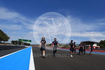 World © Octane Photographic Ltd. Formula 1 – French GP. Track Walk. SportPesa Racing Point RP19 – Lance Stroll. Paul Ricard Circuit, La Castellet, France. Thursday 20th June 2019.